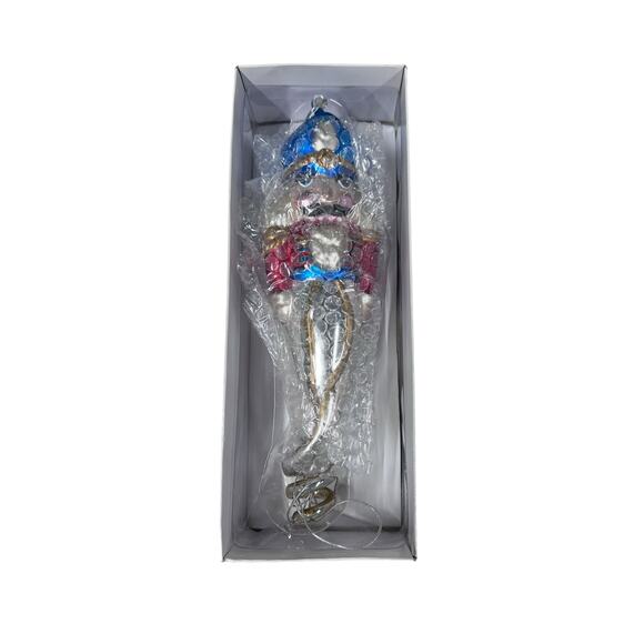 Department 56 Nutcracker Mercury Glass Large Handpainted Christmas Ornament - Picture 5 of 7